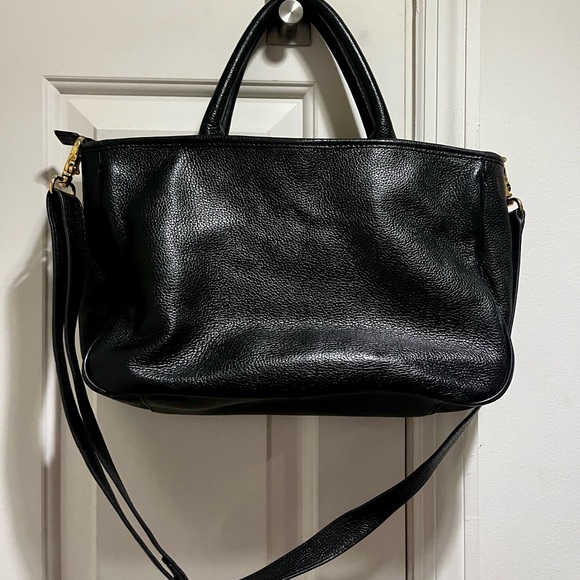 Tory Burch pebble grain leather bag w/ removable strap - Picture 2 of 16